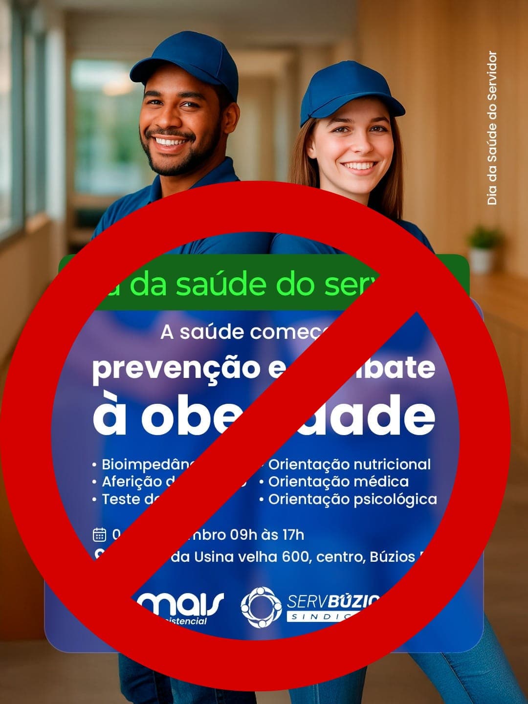 Dia da Saúde do Servidor Cancelado